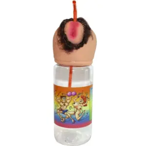 Diablo Picante - Botella 360 ml con forma de labios para fiestas