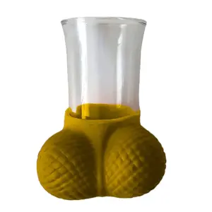 Diablo Picante - Vaso de Chupitos Dorado para Fiestas Atrevidas