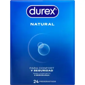 DUREX - Preservativos Natural 24 Unidades para una Protección Confiable
