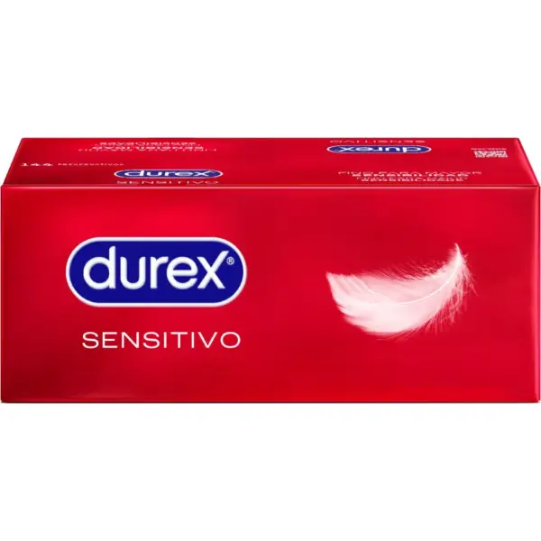 DUREX - Preservativos Sensitivo 144 Unidades, la Protección Más Fina