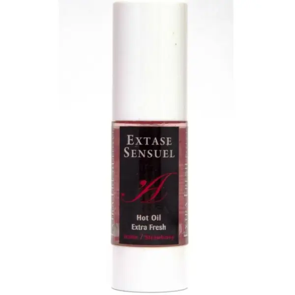 Extase Sensual - Aceite Masaje Efecto Extra Fresh Fresa 30 ml - Imagen 2