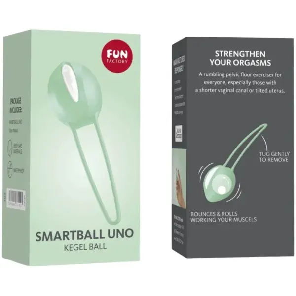FUN FACTORY - SMARTBALL UNO Bola Pélvica Blanco / Verde Pistacho - Imagen 4