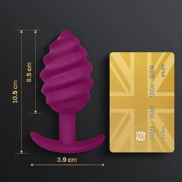 G-VIBE - GPLUG TWIST 2 PLUG ANAL MORADO: Placer Giratorio para Conocedores - Imagen 3