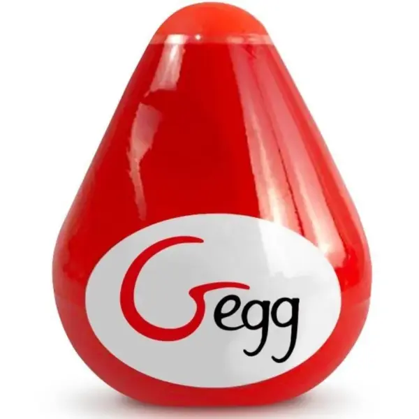 G-VIBE - Huevo Masturbador Texturado Reutilizable Rojo para Placer Intenso - Imagen 2