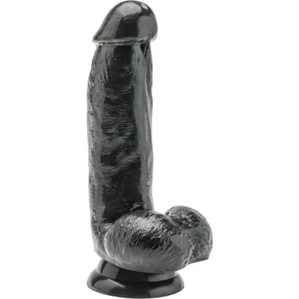 Get Real - Dildo 12 cm con testículos negro