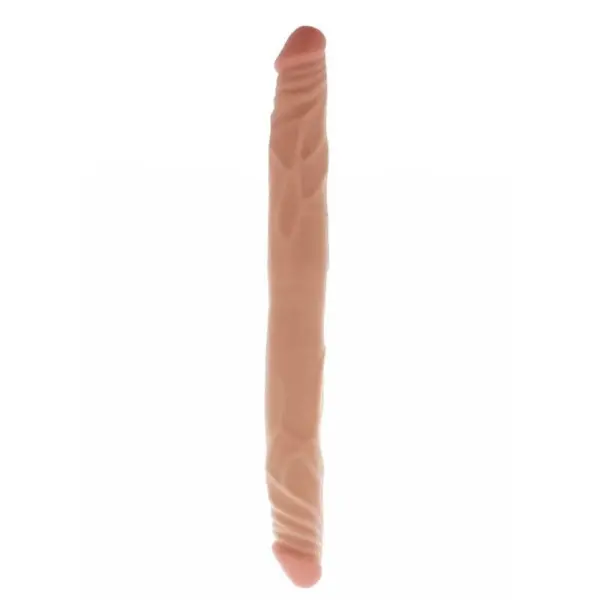 Get Real - Doble Dong 35 cm Natural para Placer Infinito - Imagen 2
