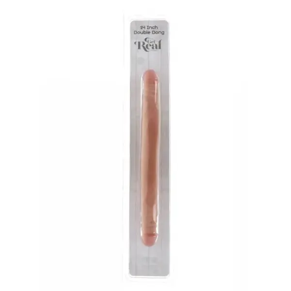 Get Real - Doble Dong 35 cm Natural para Placer Infinito - Imagen 4