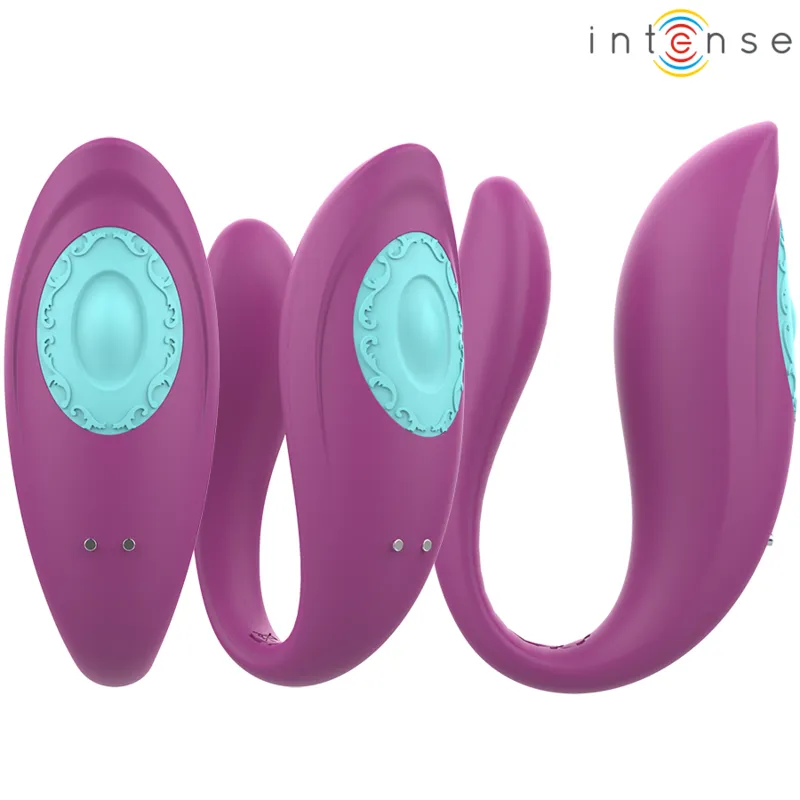 INTENSE - Vibrador U morado con control remoto para el placer profundo - Imagen 3
