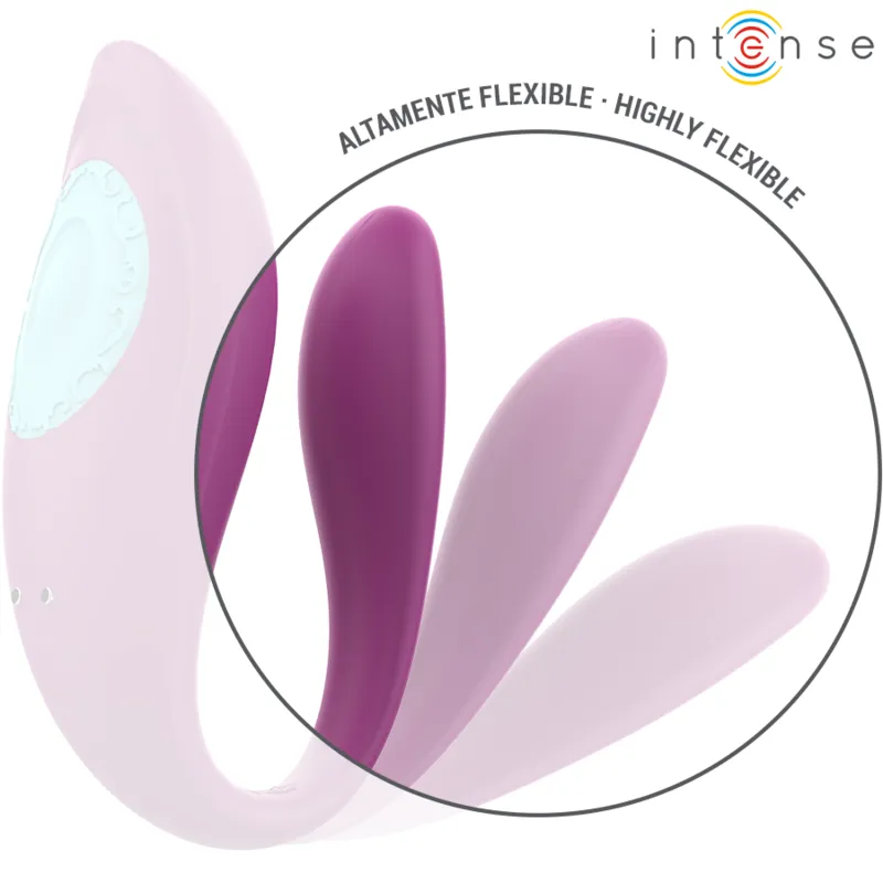 INTENSE - Vibrador U morado con control remoto para el placer profundo - Imagen 6