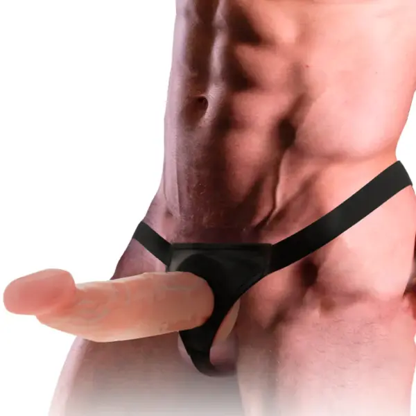INTENSE - Arnés Hueco con Dildo 18 x 3.5 cm para Placer Sin Límites - Imagen 2