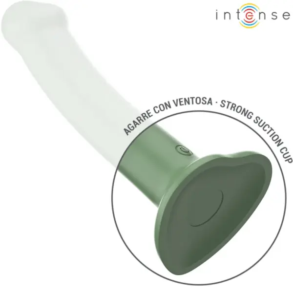 INTENSE - Becca Vibrador con Ventosa 10 Vibraciones Verde Control Remoto - Imagen 5