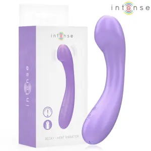INTENSE - Vibrador calentable Becky 19 cm morado