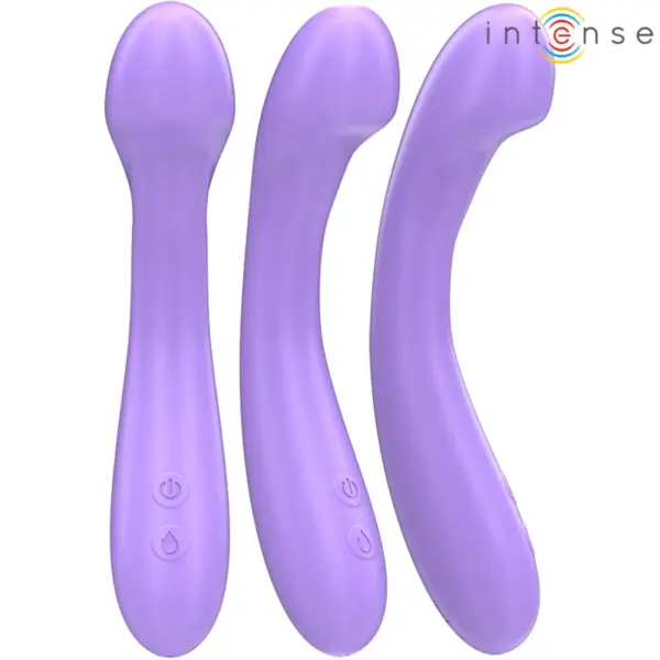 INTENSE - Vibrador calentable Becky 19 cm morado - Imagen 3