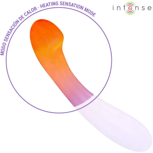 INTENSE - Vibrador calentable Becky 19 cm morado - Imagen 4