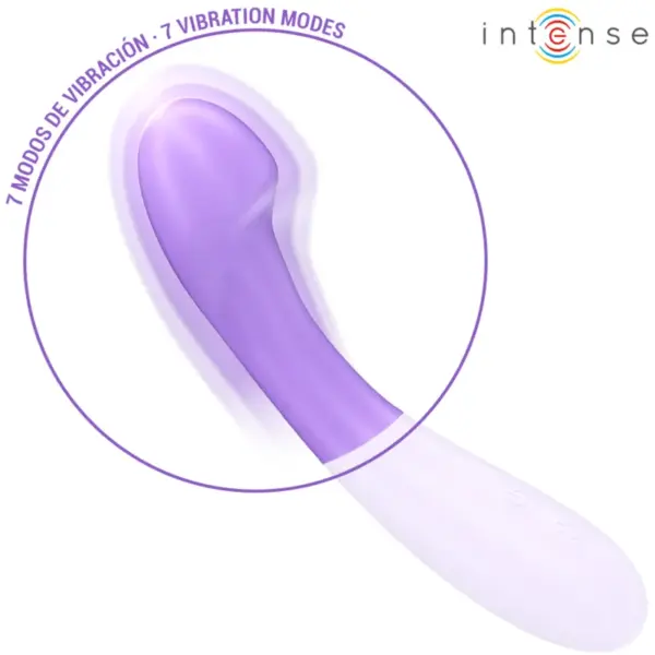 INTENSE - Vibrador calentable Becky 19 cm morado - Imagen 5