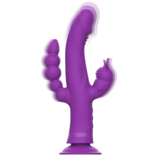 INTENSE - Vibrador Rabbit con triple motor morado - Imagen 2