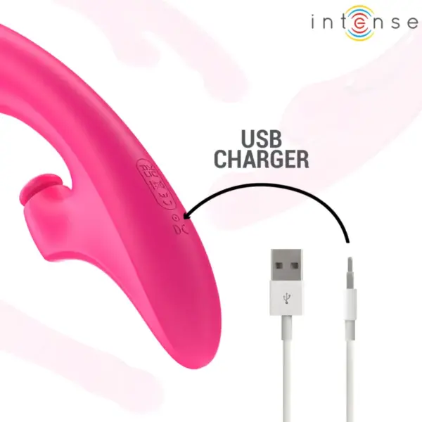 EMI - Vibrador multifuncional 3 en 1 rosa con 10 vibraciones - Imagen 7