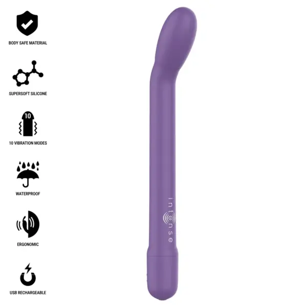 INTENSE - Estimulador Punto-G Morado Recargable - Imagen 2