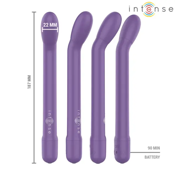 INTENSE - Estimulador Punto-G Morado Recargable - Imagen 3