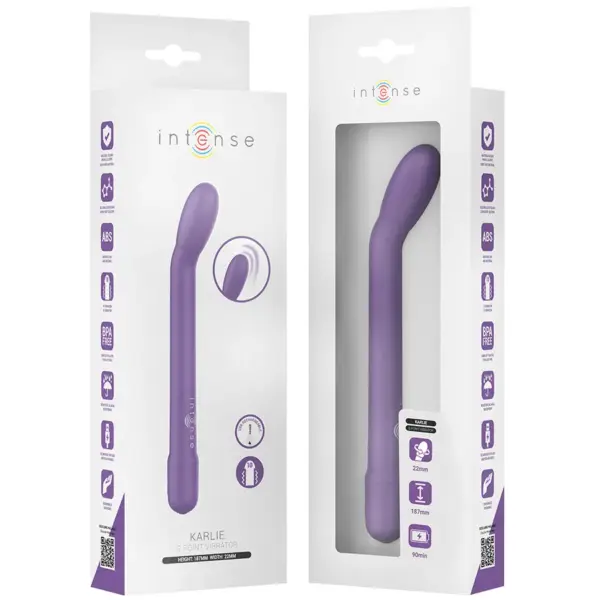 INTENSE - Estimulador Punto-G Morado Recargable - Imagen 8