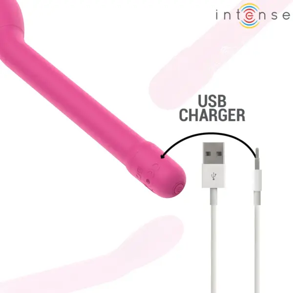 INTENSE - Estimulador Punto-G Rosa Recargable - Imagen 7