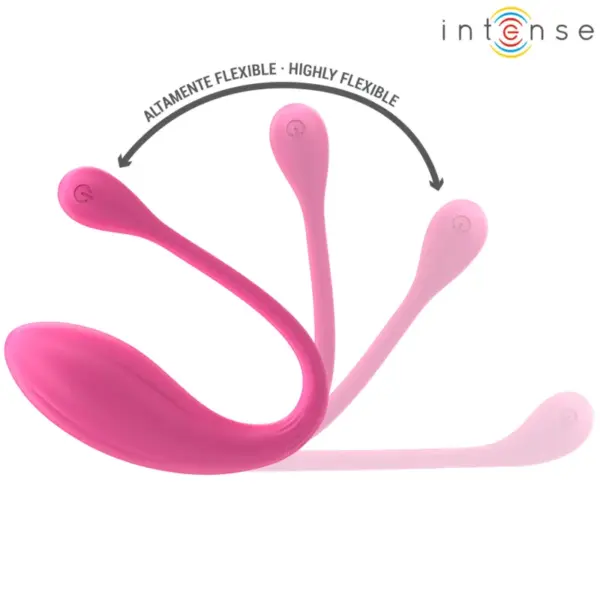 INTENSE - Vibrador U doble estimulación 10 vibraciones rosa control remoto - Imagen 5