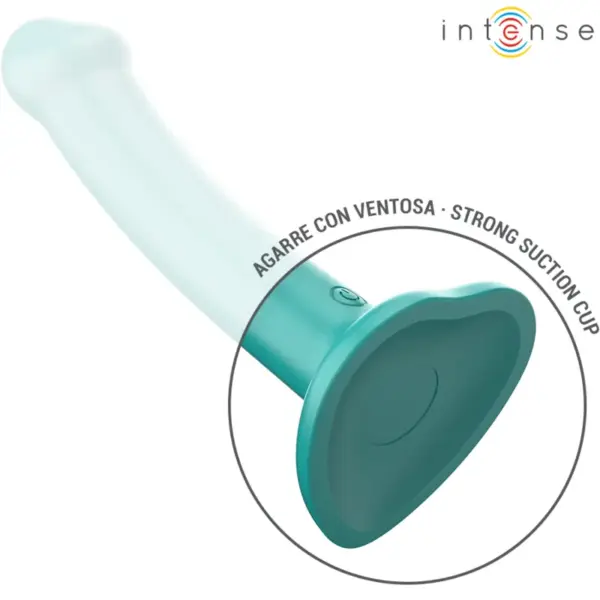 INTENSE - Vibrador KATIE con Ventosa y Control Remoto Azul Oscuro - Imagen 5