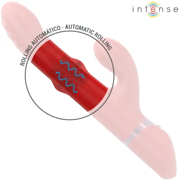 LELE - Vibrador Multifunción Rotatorio y Oscilante Rojo - Imagen 5