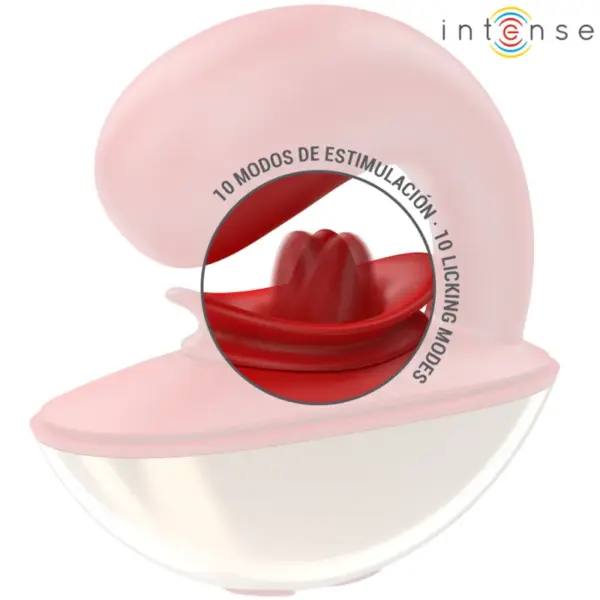 INTENSE - Mariah Vibrador & Estimulador en Forma de U 10 Vibraciones Rojo - Imagen 6