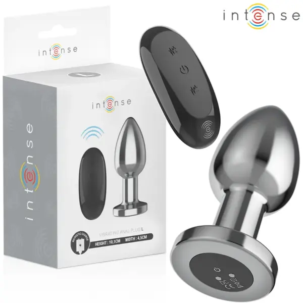 INTENSE - Plug Anal Vibrador con Control Remoto y 10 Vibraciones
