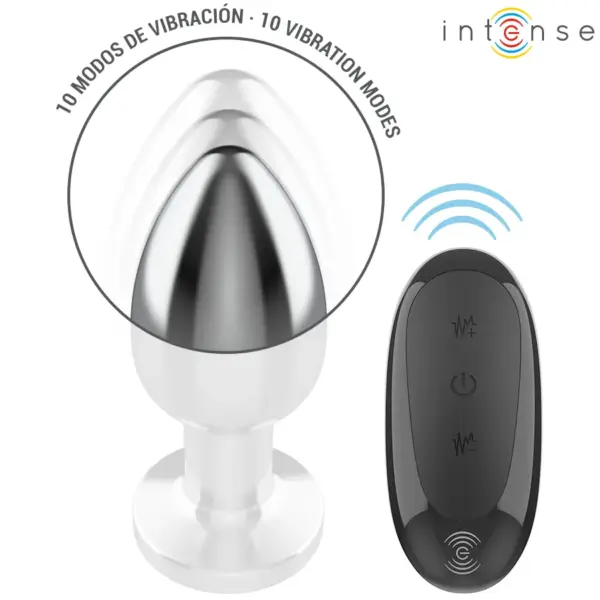 INTENSE - Plug Anal Vibrador con Control Remoto y 10 Vibraciones - Imagen 4