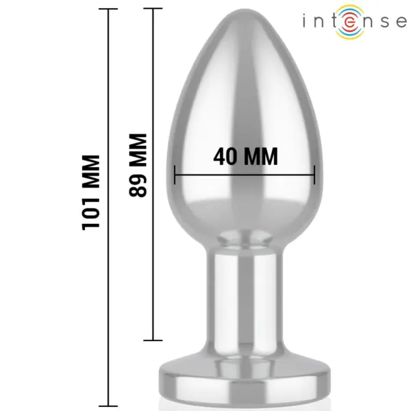 INTENSE - Plug Anal Vibrador con Control Remoto y 10 Vibraciones - Imagen 5