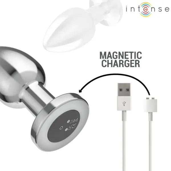 INTENSE - Plug Anal Vibrador con Control Remoto y 10 Vibraciones - Imagen 6