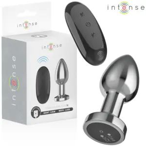 INTENSE - Plug anal vibrador con control remoto y 10 vibraciones