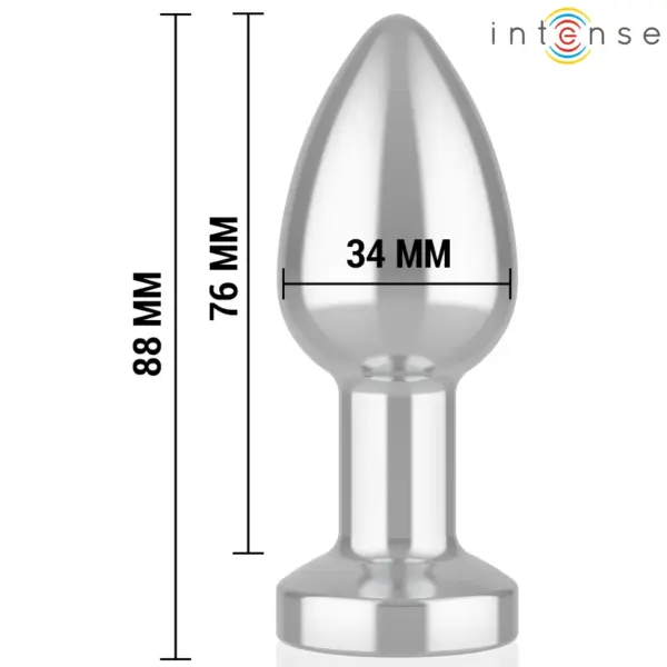 INTENSE - Plug anal vibrador con control remoto y 10 vibraciones - Imagen 5