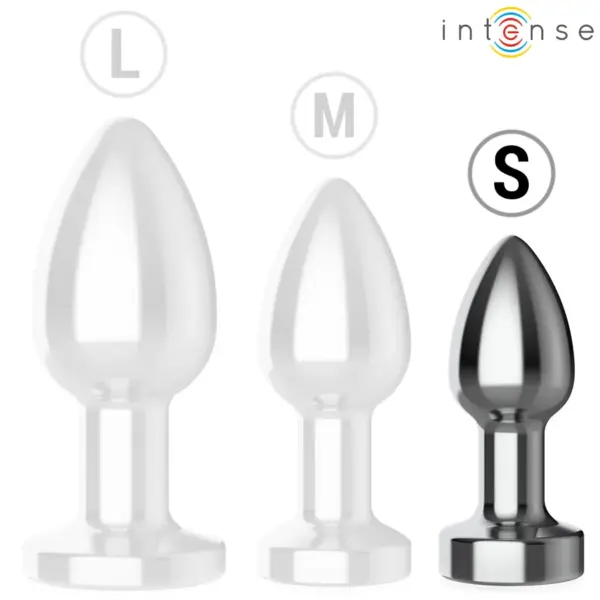INTENSE - Plug Anal 10 Vibraciones Metal con Control Remoto S - Imagen 6