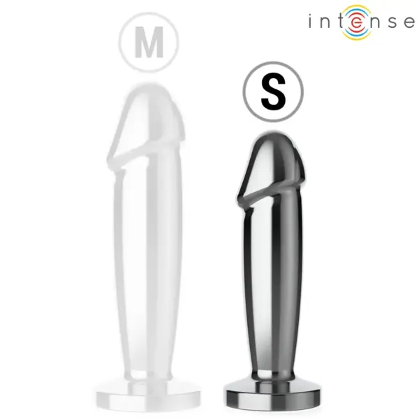 INTENSE - Plug anal vibrador metálico con control remoto y 10 vibraciones - Imagen 6