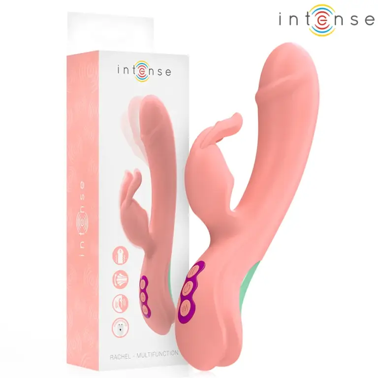 INTENSE - Vibrador Rabbit RACHEL con 5 Vibraciones Rosa