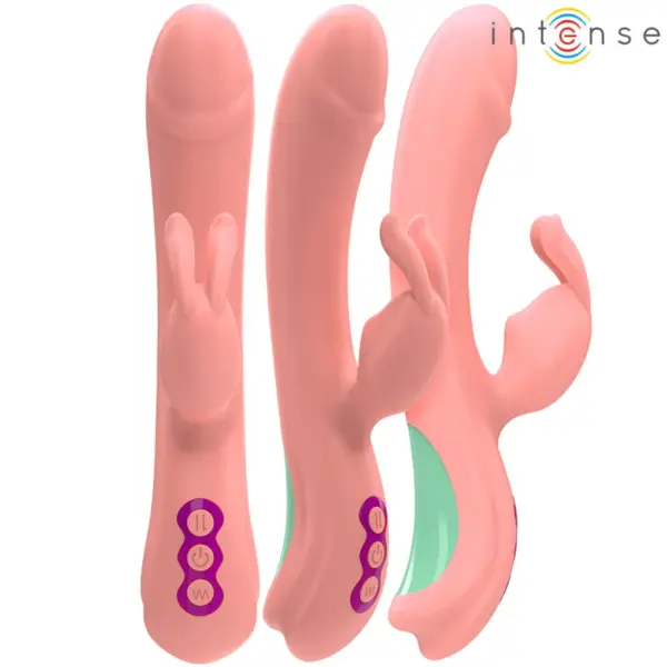 INTENSE - Vibrador Rabbit RACHEL con 5 Vibraciones Rosa - Imagen 3