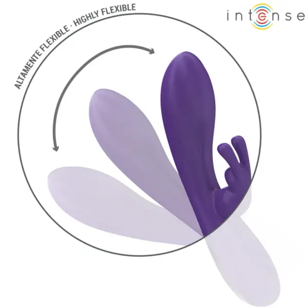 INTENSE - Vibrador Rabbit con 10 Vibraciones Morado - Imagen 4