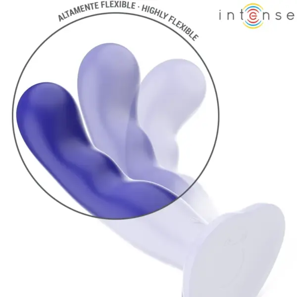 INTENSE - Shorty Vibrador con Ventosa Azul Control Remoto - Imagen 5