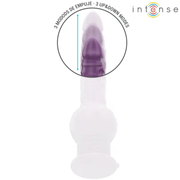 INTENSE - Vibrador multifunción Tatum con vibración Up and Down 24 cm morado - Imagen 4