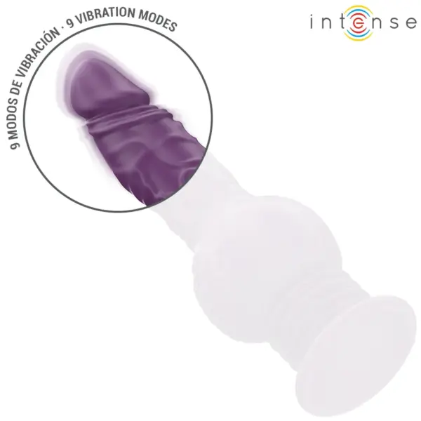 INTENSE - Vibrador multifunción Tatum con vibración Up and Down 24 cm morado - Imagen 6