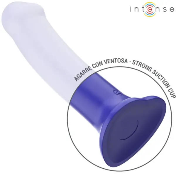 INTENSE - Vibrador Victoria con Ventosa y Control Remoto Azul Oscuro - Imagen 5