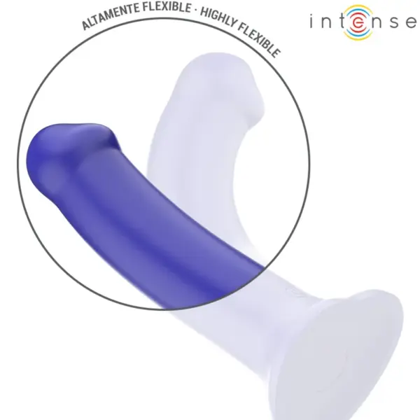 INTENSE - Vibrador Victoria con Ventosa y Control Remoto Azul Oscuro - Imagen 6