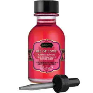 Kamasutra - Aceite Comestible de Fresas 22 ML para Preliminares