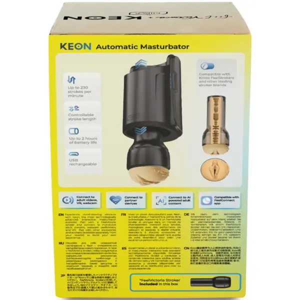 KIIROO - Keon WiFi Combo Victoria June Masturbador Automático Avanzado - Imagen 2