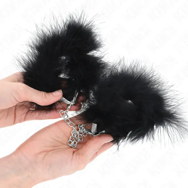 KINK - Mini Esposas de Plumas para BDSM y Control Erótico - Imagen 2