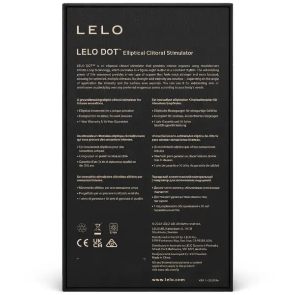 LELO - Dot Estimulador de Clítoris Rosa - Placer Infinito - Imagen 3