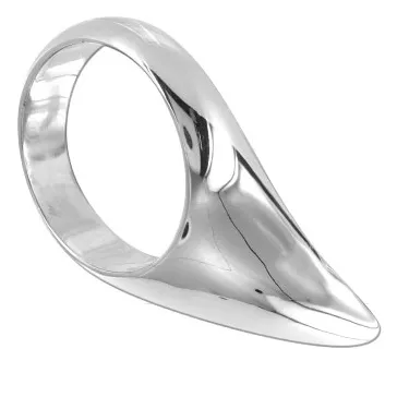 Metal Hard - Cock Teardrop 50mm - Anillo Pene de Acero para Placer Máximo